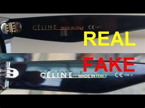 real celine sunglasses vs fake|3 Ways to Determine Authentic Sunglasses .